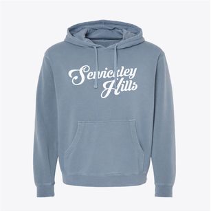 Sewickley Hills Pennsylvania Vintage Team Pigment-Dyed Hoodie