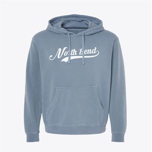 North Bend Wisconsin Vintage Team Pigment-Dyed Hoodie