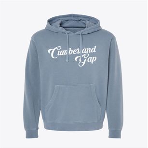 Cumberland Gap Tennessee Vintage Team Pigment-Dyed Hoodie