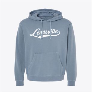 Lewisville Ohio Vintage Team Pigment-Dyed Hoodie