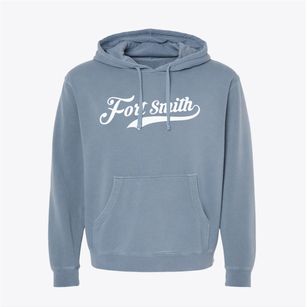 Fort Smith Arkansas Vintage Team Pigment-Dyed Hoodie