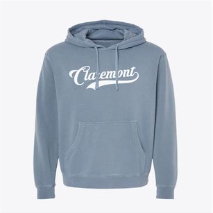 Claremont New Hampshire Vintage Team Pigment-Dyed Hoodie