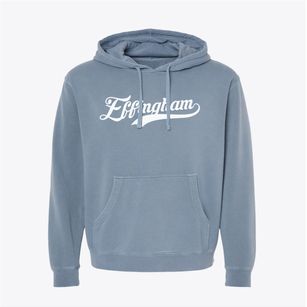 Effingham Illinois Vintage Team Pigment-Dyed Hoodie