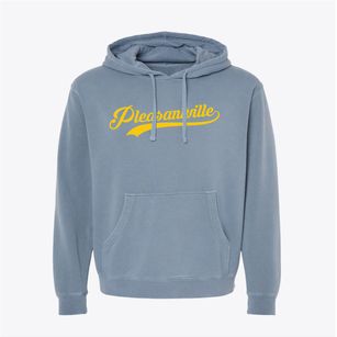 Pleasantville Iowa Vintage Team Pigment-Dyed Hoodie