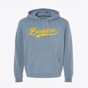 Belvidere Illinois Vintage Team Pigment-Dyed Hoodie