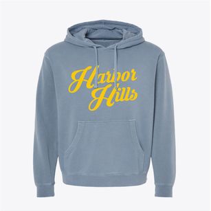 Harbor Hills New York Vintage Team Pigment-Dyed Hoodie