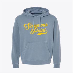 Sammons Point Illinois Vintage Team Pigment-Dyed Hoodie
