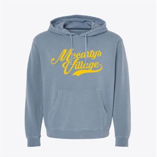 Mccartys Village New Mexico Vintage Team Pigment-Dyed Hoodie