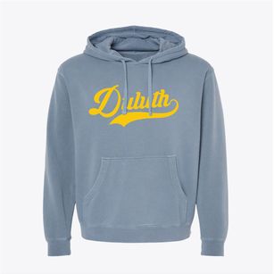 Duluth Minnesota Vintage Team Pigment-Dyed Hoodie