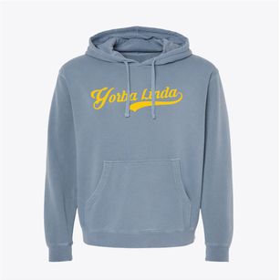 Yorba Linda California Vintage Team Pigment-Dyed Hoodie