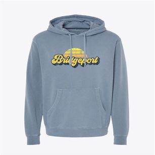 Bridgeport Michigan Sublime Sunset Pigment-Dyed Hoodie