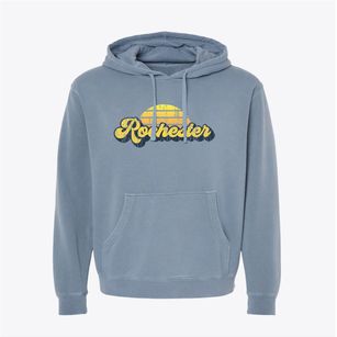 Rochester Illinois Sublime Sunset Pigment-Dyed Hoodie