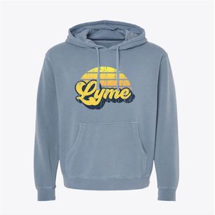 Lyme New York Sublime Sunset Pigment-Dyed Hoodie