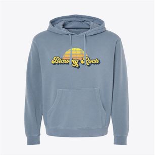 Blowing Rock North Carolina Sublime Sunset Pigment-Dyed Hoodie