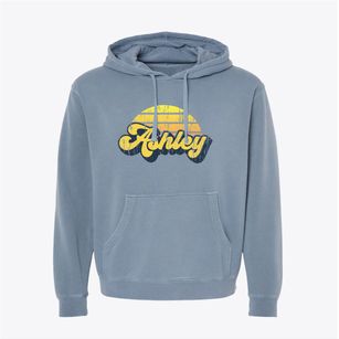 Ashley Illinois Sublime Sunset Pigment-Dyed Hoodie