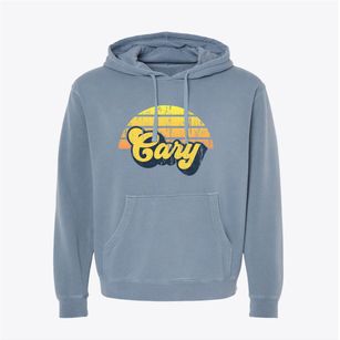Cary Illinois Sublime Sunset Pigment-Dyed Hoodie