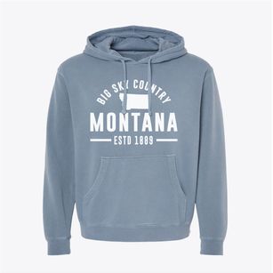  Montana Motto Pigment-Dyed Hoodie