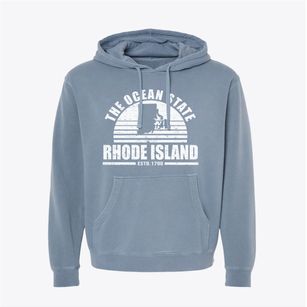  Rhode Island Sunset Pigment-Dyed Hoodie