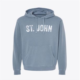 St. John North Dakota Timeless Retro Pigment-Dyed Hoodie