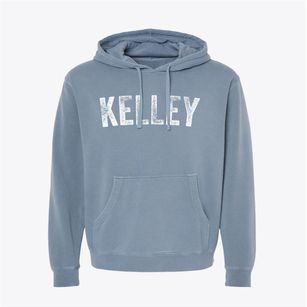 Kelley Iowa Timeless Retro Pigment-Dyed Hoodie