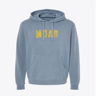 Moab Utah Timeless Retro Pigment-Dyed Hoodie