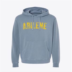 Abilene Texas Timeless Retro Pigment-Dyed Hoodie