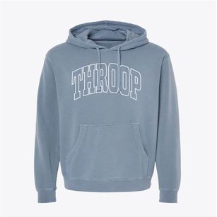 Throop Pennsylvania Trendy Block Pigment-Dyed Hoodie
