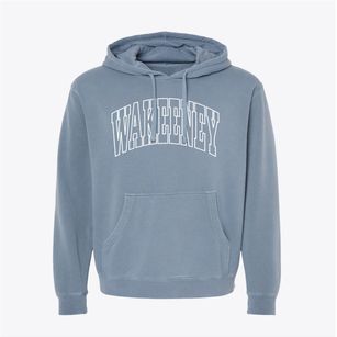 Wakeeney Kansas Trendy Block Pigment-Dyed Hoodie