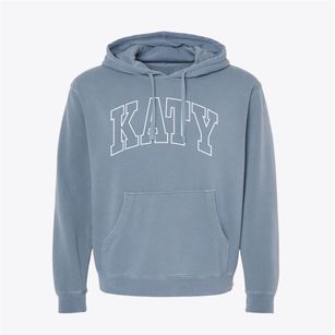 Katy Texas Trendy Block Pigment-Dyed Hoodie
