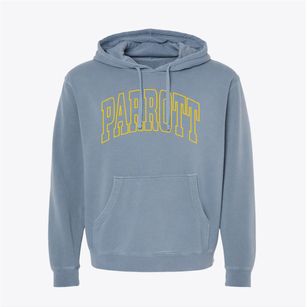 Parrott Georgia Trendy Block Pigment-Dyed Hoodie