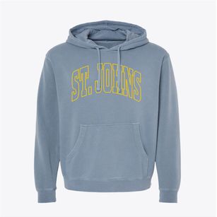 St. Johns Michigan Trendy Block Pigment-Dyed Hoodie