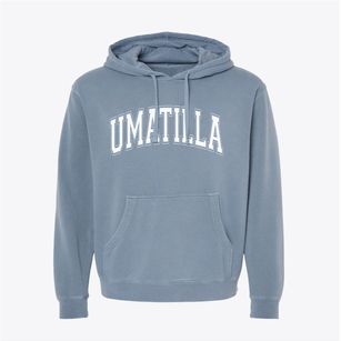 Umatilla Oregon Varsity Pigment-Dyed Hoodie