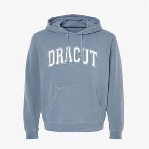 Dracut Massachusetts Varsity Pigment-Dyed Hoodie