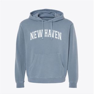 New Haven Wisconsin Varsity Pigment-Dyed Hoodie