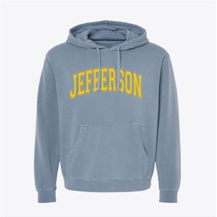 Jefferson North Carolina Varsity Pigment-Dyed Hoodie