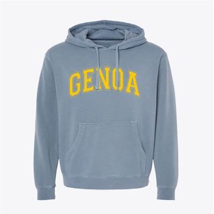 Genoa Nebraska Varsity Pigment-Dyed Hoodie
