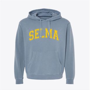 Selma California Varsity Pigment-Dyed Hoodie