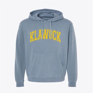 Klawock Alaska Varsity Pigment-Dyed Hoodie