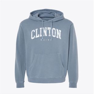 Clinton Maine Urban Vibe Pigment-Dyed Hoodie