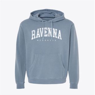 Ravenna Nebraska Urban Vibe Pigment-Dyed Hoodie