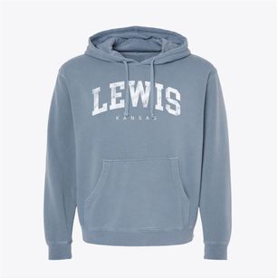 Lewis Kansas Urban Vibe Pigment-Dyed Hoodie