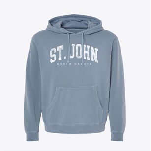 St. John North Dakota Urban Vibe Pigment-Dyed Hoodie
