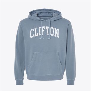 Clifton Ohio Urban Vibe Pigment-Dyed Hoodie