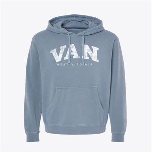 Van West Virginia Urban Vibe Pigment-Dyed Hoodie