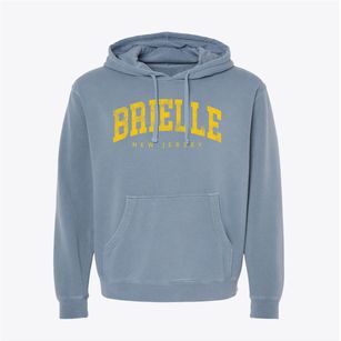 Brielle New Jersey Urban Vibe Pigment-Dyed Hoodie