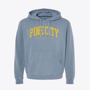 Pine City Minnesota Urban Vibe Pigment-Dyed Hoodie