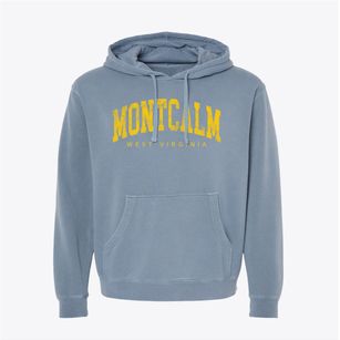 Montcalm West Virginia Urban Vibe Pigment-Dyed Hoodie