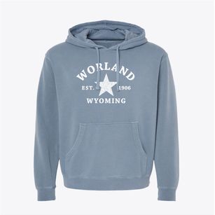 Worland Wyoming Star Pigment-Dyed Hoodie