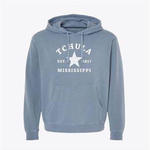 Tchula Mississippi Star Pigment-Dyed Hoodie