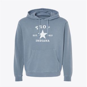Troy Indiana Star Pigment-Dyed Hoodie